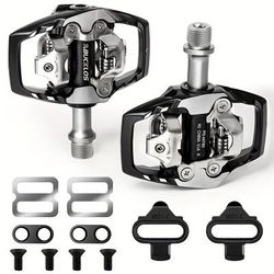 TEMU Bucklos Pd-m780 Aluminum Alloy Mountain Bike Pedals - Dual , Spd Compatible, Lightweight & Durable