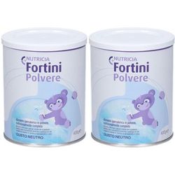 Nutricia Fortini Polvere Gusto Neutro Set da 2 2x400 g per soluzione o