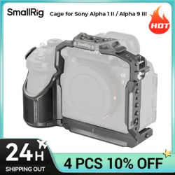 SmallRig Alpha 1 II / Alpha 9 III Camera Cage for Sony A1 II / A9 III with Various Interfaces for Handles Microphones Lights