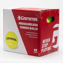 Gamma Pressureless Box of 48 Tennis Balls