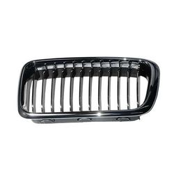 Genuine BMW Grille Assembly Steel Chrome Insert, Driver Side, 24-month or 24,000-mile limited warranty 51-13-8-231-595