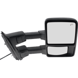 Kool Vue Towing Mirror With 1 Chrome & Paintable Cap, Passenger Side, 1-year limited warranty FD282ER-S1