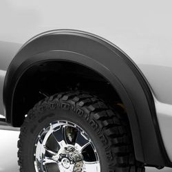 Bushwacker Fender Flares Plastic Black Extend-A-Fender Series, Rear, Driver & Passenger Side, Lifetime limited warranty 20088-02