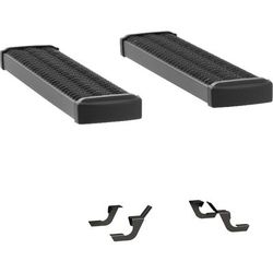 Luverne Running Boards Aluminum Powdercoated Textured Black 7 in. Grip Step Series, 415036-570121