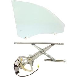 JC Whitney Door Glass, Front, Passenger Side, 1-year unlimited-mileage warranty KIT-070617-24