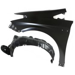 Replacement Fender Steel Primed, Front, Driver Side, 1-year unlimited-mileage warranty KIT-080317-49