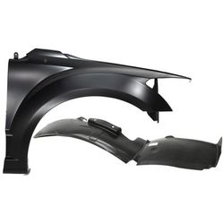 Replacement Fender Steel Primed, Front, Passenger Side, 1-year unlimited-mileage warranty KIT-080817-166