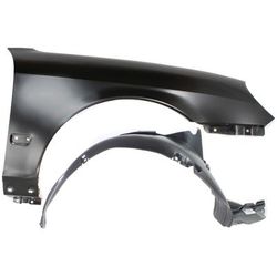 Replacement Fender Steel Primed, Front, Passenger Side, 1-year unlimited-mileage warranty KIT-080817-177
