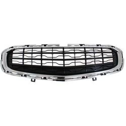 Replacement Grille Assembly Plastic Textured Gray Grille, Lower, 1-year unlimited-mileage warranty RC07010016