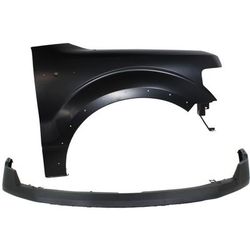 Replacement Fender Steel Primed, Front, Passenger Side, 1-year unlimited-mileage warranty KIT-112617-397