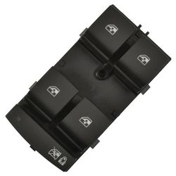 Standard Window Switch Black, Front, Driver Side, 3-year or 36,000-mile limited warranty DWS1573