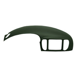 Coverlay Instrument Panel Cover ABS Plastic Dark Green Cap, Lifetime limited warranty 12-976IC-GRN