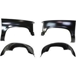 Replacement Fender Steel Primed, Front, Driver & Passenger Side, 1-year unlimited-mileage warranty KIT-013119-13