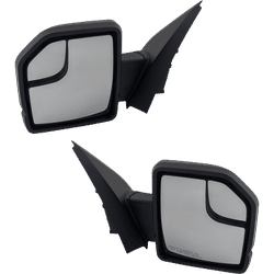 Kool Vue Mirror Textured Black, Driver & Passenger Side, 1-year limited warranty SET-FD267R