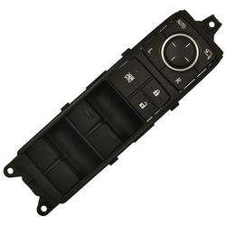 Standard Window Switch Black, Front, Driver Side, 3-year or 36,000-mile limited warranty DWS2086