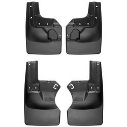 Weathertech Mud Flaps Plastic Black DigitalFit Series, Front & Rear, Driver Passenger Side, Lifetime limited warranty 110100-120112