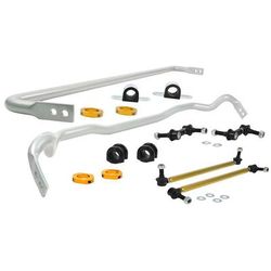 Whiteline Sway Bar Kit Powdercoated Silver, Front & Rear, 3-year or 60,000-mile limited warranty BHK016M