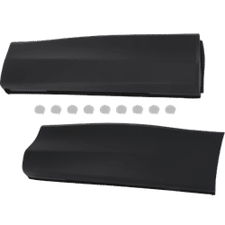 Replacement Door Molding & Beltlines Textured Black, Rear, Driver Passenger Side, 1-year unlimited-mileage warranty SET-RM49090005