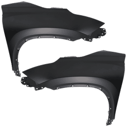 Replacement Fender Steel Primed, Front, Driver & Passenger Side, 1-year unlimited-mileage warranty SET-RT22010025