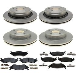 Raybestos Brake Disc & Pad Kit R-Line Series, Front Rear, limited warranty KIT-210513-1848