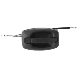 Replacement Exterior Door Handle Textured Black, Rear, Driver or Passenger Side, 1-year unlimited-mileage warranty RD49150043K