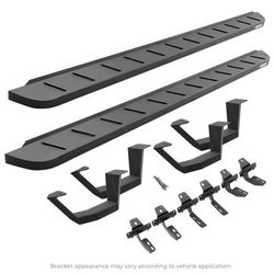 Go Rhino Running Boards Steel Powdercoated Textured Black RB10 Slim Line Series, 6344368720PC