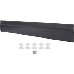 Replacement Door Molding & Beltlines Black, Front, Driver Side, 1-year unlimited-mileage warranty RH46170004