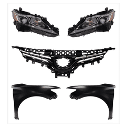 Replacement Grille Assembly Plastic Black Grille, 1-year unlimited-mileage warranty KIT-031323-129