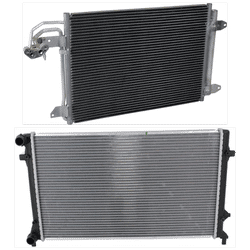 Replacement Radiator Factory Finish, 1-year unlimited-mileage warranty KIT-090823-50