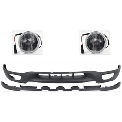 Replacement Valance Plastic Textured Panel, Front, 1-year unlimited-mileage warranty KIT-091523-58