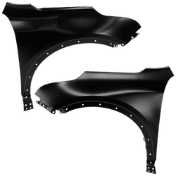 Replacement Fender Steel Primed, Front, Driver & Passenger Side, 1-year unlimited-mileage warranty SET-RC22010039