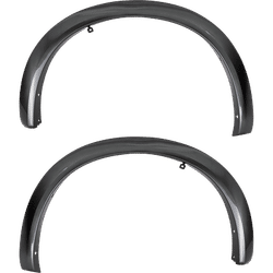 Replacement Fender Flares Plastic Silver, Front, Driver & Passenger Side, 1-year unlimited-mileage warranty SET-RN22130021