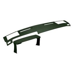 Coverlay Interior Restoration Kit ABS Plastic Dark Green Dash Cap, Instrument Panel Cover, Lifetime limited warranty 18-638C-GRN
