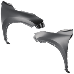 Replacement Fender Steel Primed, Front, Driver & Passenger Side, 1-year unlimited-mileage warranty SET-RL22010027