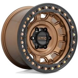 KMC Wheel Aluminum Matte Bronze, Lifetime Limited Warranty on Structure; 1 Year Finish KM23679060638N