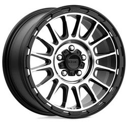 KMC Wheel Aluminum Satin Black, Lifetime limited warranty KM54278012535