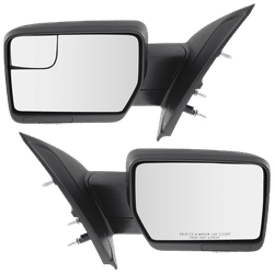 JC Whitney Mirror Textured Black, Driver & Passenger Side, 1-year limited warranty SET-JFD227ER