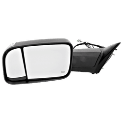 JC Whitney Mirror Textured Black, Driver Side, 1-year limited warranty JDG168L-S