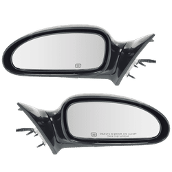 JC Whitney Mirror Paintable, Driver & Passenger Side, 1-year limited warranty SET-JBK25ER