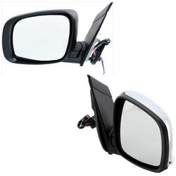 JC Whitney Mirror Chrome, Driver & Passenger Side, 1-year limited warranty SET-JCH69CR-S-2