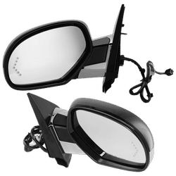 JC Whitney Mirror Chrome, Driver & Passenger Side, 1-year limited warranty SET-JGM01ER-S