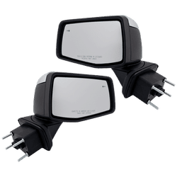 JC Whitney Mirror Chrome, Driver & Passenger Side, 1-year limited warranty SET-JGM238ER-S