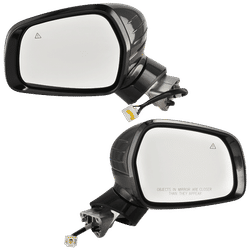 JC Whitney Mirror Paintable, Driver & Passenger Side, 1-year limited warranty SET-JKA122ER-S
