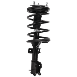 JC Whitney Shock Absorber & Strut Assembly Black Fully Loaded Strut, Front, Passenger Side, 1-year unlimited-mileage warranty JRH28050049