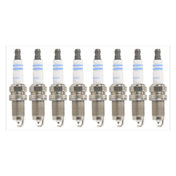 Bosch Spark Plug Platinum Series, 1-year limited warranty SET-BS6721-8