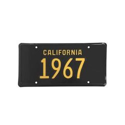 Scott Drake Classic License Plate, 1-year limited warranty ACC-LP-67C