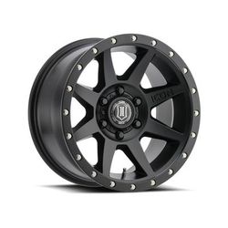 ICON Vehicle Dynamics Wheel, Lifetime Limited Warranty ICNWH1817856350SB