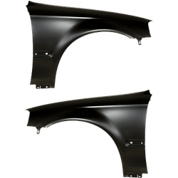 Replacement Fender Steel Primed, Front, Driver & Passenger Side, 1-year unlimited-mileage warranty SET-17102
