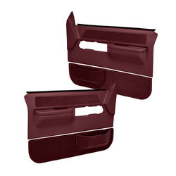 Coverlay Door Trim Panel Maroon Replacement Series, Front, Driver & Passenger Side, Lifetime limited warranty 18-36F-MR