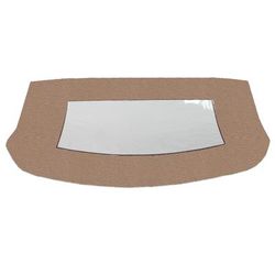 Kee Auto Top Convertible Rear Window Cloth Beige, CD1020CO03SF